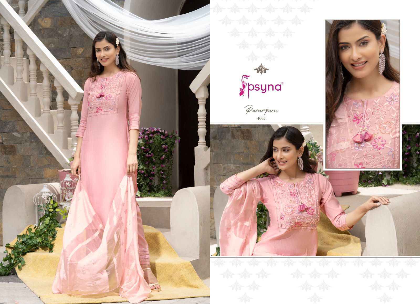 Parampara Vol 4 By Psyna Readymade Salwar Suits Catalog